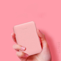 Chargeur de téléphone portable portable, batterie externe 5000mAh, mini, fin, USB, charge rapide, écran LED, 10W
