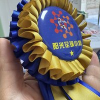Lencana Pita Penghargaan Rosette, Pin Medali Penghargaan Anak untuk Kompetisi Kelas, Dekorasi Pesta Ulang Tahun