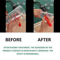 Machine de Traitement de Surface Plasma avec Buses Multiples pour Gobelets Thermiques, Bouteilles en Plastique et Peinture UV
