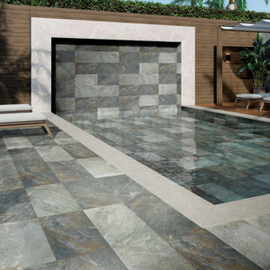Piastrelle in <span class=keywords><strong>Mosaico</strong></span> Ceramico 300*600mm per Piscina Esterna di Ville/Hotel, Antiscivolo R11, in Marmo Naturale di Lusso Stile Bali - Product Image 2