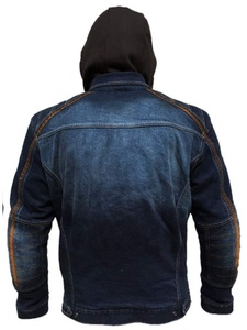 Venta al por mayor Última Venta caliente Chaqueta de mezclilla Hombres Casual Regular Fit Jeans Chaqueta de mezclilla de alta calidad Bolsillo delantero Ecológico - Product Image 3