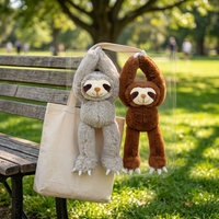 Peluche paresseux super douce en coton PP de 45 cm avec fonction anti-stress pour cadeau d'enfant - Dante