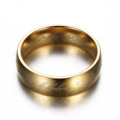 Anillo del Señor de los Anillos de Acero Inoxidable de 6 mm, Grabado Láser en Oro, Plata y Negro, Joyería Unisex para Uso Diario - Product Image 5