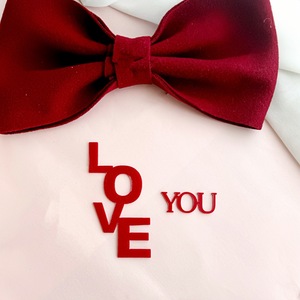 ของตกแต่งเค้กอะคริลิคลาย "น้ำผึ้งและความหวาน" ความหนา 1.3 มม. สูง 8.7 ซม. สำหรับตกแต่งเค้กวันเกิด - Product Image 3