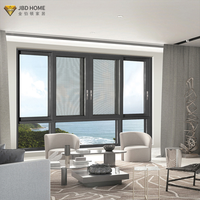 Ventanas Corredizas de Aluminio con Rotura de Puente Térmico y Doble Acristalamiento Insonorizado, Ventana Corrediza Foshan para Casas Modernas