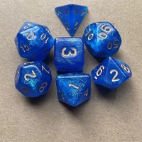 Ecologisch verantwoorde acryl D&D dobbelstenenset, niet-toxisch, veelhoekig (D4, D6, D8, D10, D12, D20) voor kinderen en volwassenen, D&D RPG bordspel, educatief speelgoed