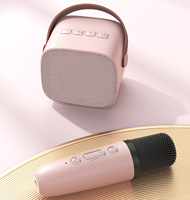 Mini machine de karaoké portable avec changeur de voix Haut-parleur sans fil Alimenté par batterie Type de jouet avec Type C pour les enfants