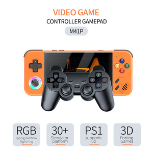 เครื่องเล่นเกมพกพาคลาสสิค M41 หน้าจอ 4.2 นิ้ว HD วิดีโอเกมมินิ ระบบ Emelec 4.3 เครื่องเล่นเกมอาร์เคด แบตเตอรี่ 2000mAh กล่องเกมส์พร้อมใช้งาน - Product Image 6