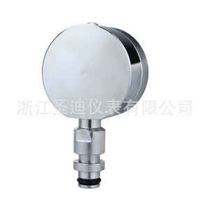 เกจวัดแรงดันสำหรับงานเหมือง BZY60 ขนาด 60 มม. 0-80mpa แบบเข็มคู่ ทนแรงกระแทก รองรับระบบไฮดรอลิก - Product Image 2