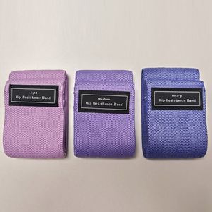 Bande de fitness/yoga en tissu polyester à 3 niveaux de résistance, 76*8 cm, couleurs assorties, personnalisable avec logo, vente en gros - Product Image 3