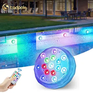 Hot Sale Submersible Led Lights Battery Operated Rgb Multi Color Remote Control Waterproof Light For Swimming Pool