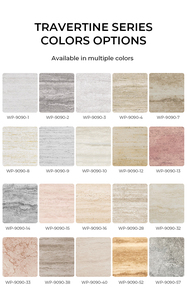 Không thấm nước 3D tấm Tường bên ngoài đá MCM linh hoạt tường tự nhiên Ốp uốn cong đá travertine gạch trang trí cho tường - Product Image 3