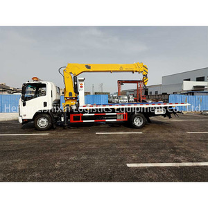 بسعر المصنع سرير مسطح جديد I SUZU 4x 2x8 طن للسرير مع رافعة 48 طن للبيع - Product Image 5