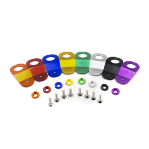 Aluminum <b>Radiator</b> <b>Bracket</b> Clip YC100348 For Car Modification Upgrade Universal Fit Orange Green Color Options - Product Image 1