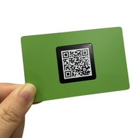Carte de visite intelligente NFC sans contact de luxe, médaille personnalisée, carte numérique en métal NFC