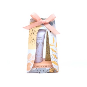 OEM Provider femminile ideale regalo floreale profumato Multi uso crema per le mani Set con crema per le mani e lima per unghie per mani e piedi cura - Product Image 2