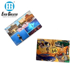 Aimant de réfrigérateur souvenir de voyage de <span class=keywords><strong>Berlin</strong></span> de haute qualité autocollant magnétique en bois de feuille personnalisée avec conception en bois multicouche époxy 3D - Product Image 4