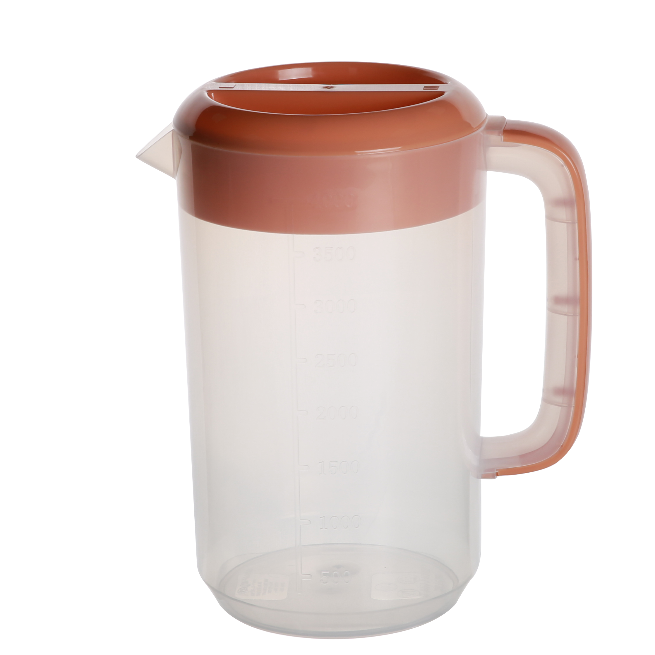 Пластиковый кувшин для воды с крышкой, 4 л
