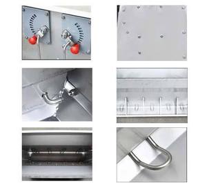 Chất Lượng Cao Thép Không Gỉ Vườn Ươm Lợn Trung Chuyển Máng Hai Mặt Duy Nhất Hai Mặt Mới Cho Ăn Thiết Bị Cho Lợn Trang Trại Bán Lẻ - Product Image 6