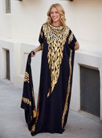 Nouvelle Robe Kanga Élégante et Décontractée pour Femmes Musulmanes Africaines Grande Taille, en Rayonne de Luxe, avec Foulard, Idéale pour les Occasions Spéciales