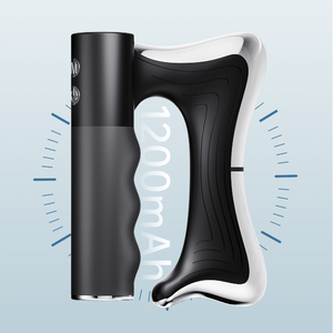 Lame de massage musculaire portable, mini masseur à percussion manuel chauffant pour les tissus profonds, 3 vitesses de vibration - Product Image 1