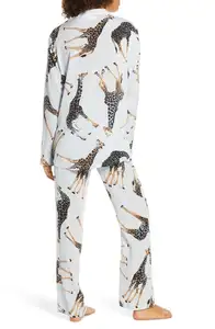 カスタムプリント卸売パジャマ綿100% 女性パジャマパジャマ2個セットコットンパジャマ女性服