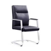 Silla Ejecutiva Moderna de Oficina con Elevación y Altura Ajustable, en Cuero PU
