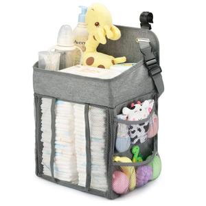 Zaino stile fasciatoio Organizer pannolino USB Stacker Nursery Caddy Organizer Logo personalizzato porta pannolini bambino - Product Image 1
