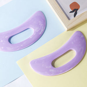 Logotipo personalizado resina <span class=keywords><strong>Guasha</strong></span> belleza cara cuello cuerpo masaje herramienta gran resina Gua Sha raspado tablero - Product Image 4