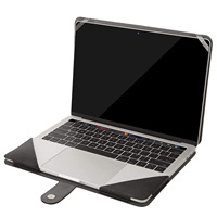 Étui pour MacBook en cuir luxueux, étui pour ordinateur portable rose, housse de protection unique pour MacBook Air 13