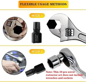 10 piezas <span class=keywords><strong>de</strong></span> regalos para hombres, juego <span class=keywords><strong>de</strong></span> extractores <span class=keywords><strong>de</strong></span> tornillos SAE dañados - Rellenos <span class=keywords><strong>de</strong></span> calcetín <span class=keywords><strong>de</strong></span> Navidad para él, papá, esposo, tornillos y tuercas rotas - Product Image 5