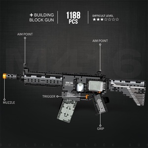 M416 <span class=keywords><strong>pistola</strong></span> de <span class=keywords><strong>juguete</strong></span> militar juego de bloques de construcción Nerfing Unisex <span class=keywords><strong>juguete</strong></span> de construcción M416 <span class=keywords><strong>pistola</strong></span> armas modelo de plástico <span class=keywords><strong>juguete</strong></span> bloques de montaje - Product Image 5