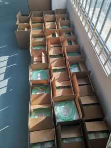 France 1.6mm SC Fiber Optic Patch <b>Cords</b> 3.5M SM Simplex Aqua Color FTTH PVC/LSZH - Product Image 2