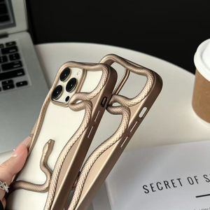 <span class=keywords><strong>Coque</strong></span> de téléphone 3D électroplaquée motif <span class=keywords><strong>serpent</strong></span> pour <span class=keywords><strong>iPhone</strong></span> <span class=keywords><strong>11</strong></span> 12 13 14 15 16 17 Pro Max, <span class=keywords><strong>coque</strong></span> arrière en PC, tendance et stylée - Product Image 3