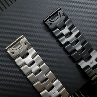 Bracelet en métal + titane IVANHOE pour Garmin Fenix 8 7X Descent Mk2 quatix 7/Epix /Fenix 6X Easyfit 22/26mm Bracelet bracelet de montre ceinture