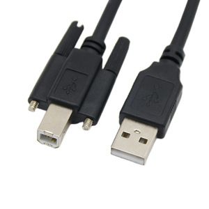 <b>Usb</b> 2.0 <b>Printer</b> Data <b>Cable</b> Black Copper Wire Injection Molding Interface For Secure Connection - Product Image 4