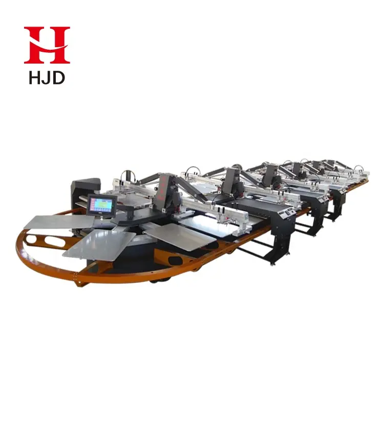 HJD-A1 Oval Full Automatic Screen Printing Machine from China Manufacturer