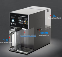 Distributeur d'eau RO de bureau avec machine à glaçons chaud/froid, précision 0,0001 µm, pour bureaux de direction et hôtels, 15 ans d'expérience en usine