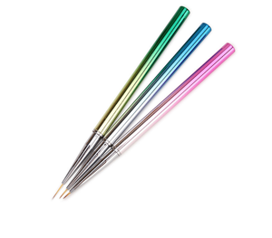 3Pcs Dual Head Nail Liner Brush Set Custom Detail Painting Brushes for Gel <b>Polish</b> Manicure Nail Art Design - Product Image 1