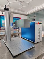 Imprimante 3D laser à fibre 2.5D, pour plaque métallique en acier inoxydable, machine de marquage laser à fibre or et argent