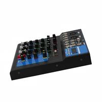 Console de mixage audio analogique professionnelle F4 à 4 canaux avec Bluetooth, USB, enregistrement MP3 et alimentation fantôme 48V pour sonorisation (PA) - Fabricant OEM