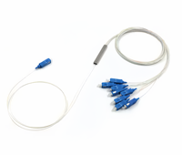 Panjang kustom PLC Splitter tipe Mini grosir | 1x8 SC UPC 1.5M
