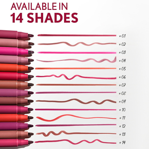 Vibrant Lip <strong>Definer</strong> Pencil Buildable Color Transfer Smudge Proof Custom Branding for Bulk Buyers Cosmetic <strong>Supplier</strong> - Product Image 2