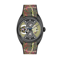 Montres mécaniques à tourbillon volant de style futuriste et science-fiction pour hommes, nouvelle conception, lumineuses et étanches, fabriquées en usine OEM/ODM