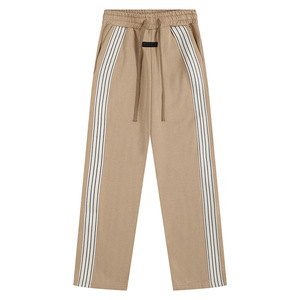 Pantalones Casuales Americanos de Octava Temporada con Rayas Laterales, Pantalones Holgados de Pierna Recta para Hombre - Product Image 3