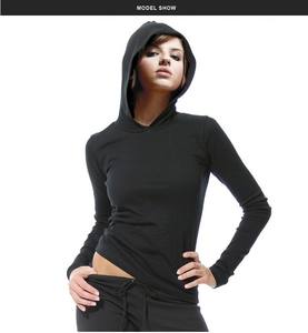 เสื้อยืดมีฮู้ดแขนยาวสำหรับผู้หญิง,เสื้อยืดมีฮู้ดแขนยาวผื่นคันเนื้อนิ่มบางสำหรับผู้หญิงเสื้อยืดมีฮู้ดขนาดใหญ่พิเศษ2022 - Product Image 4