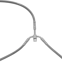 OEM Новый 3WAY 7056 сборка гибкий из нержавеющей стали плетеный передний тормозной шланг для ATV Can Am Maverick X3 Max 2017 турбо 2018