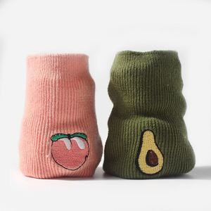 Calcetines de Moda para Mujer con Diseño de Frutas y Bordado, Color y Detalle en el Puño Personalizables, Suaves para Uso Diario, Venta al Por Mayor - Product Image 5