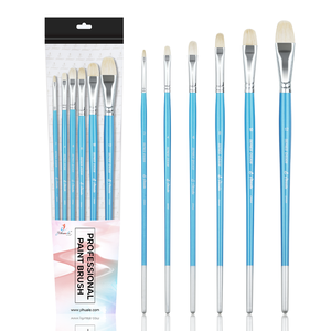 Pinceles Profesionales para Acuarela y Gouache con Mango de Abedul y Pelo de Cabra, Pincel de Acuarela con Mango de Madera para Artistas - Product Image 1