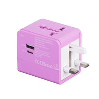 Foxcan Adaptateur de voyage multifonctionnel tout-en-un Couleur personnalisée Chargeur universel USB Type-C pour ordinateur portable